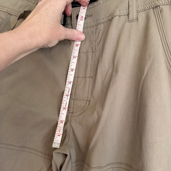 PrAna Breathe Hemp Chino Pants Mens Sz L Tan Hiking Gorpcore Tactical 35x30‎ - Picture 10 of 14